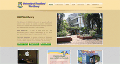 Desktop Screenshot of library.uniswa.sz